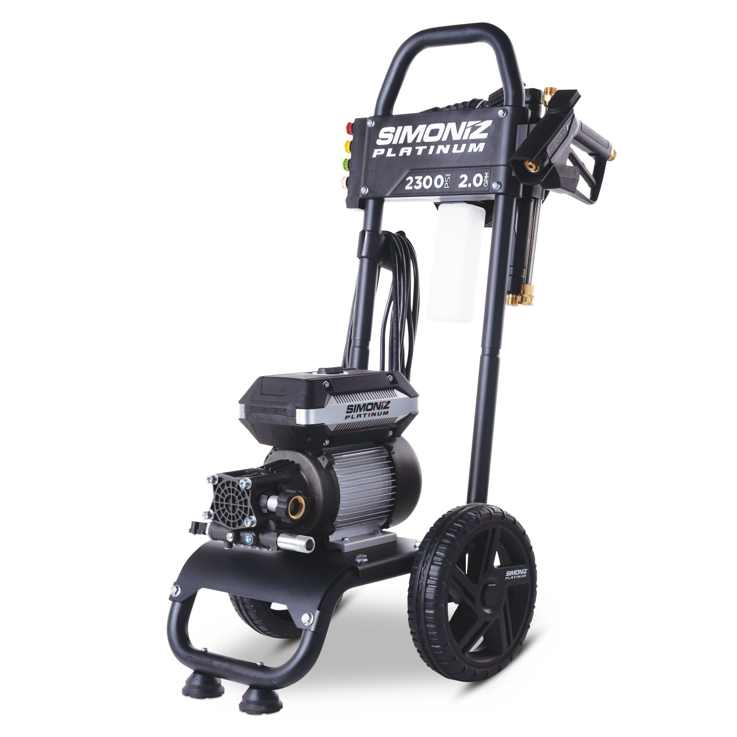 SIMONIZ Platinum 2300 PSI 2.0 GPM Brushless Electric Pressure Washer w/ Foam Blaster Attachment