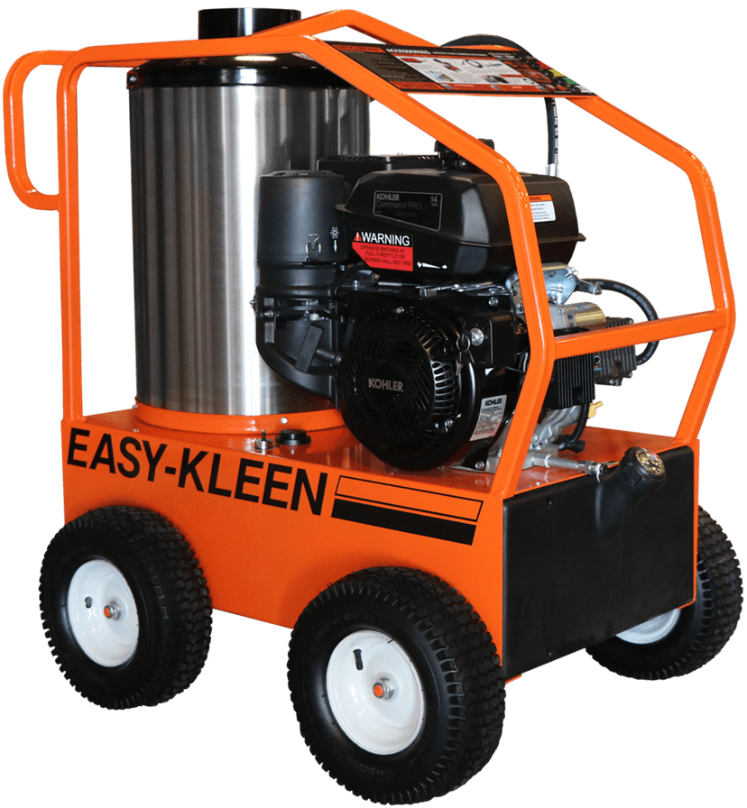 Easy-Kleen Commercial 4000 PSI 3.5 GPM 14 HP Engine Hot Water Wheeled Gas Pressure Washer