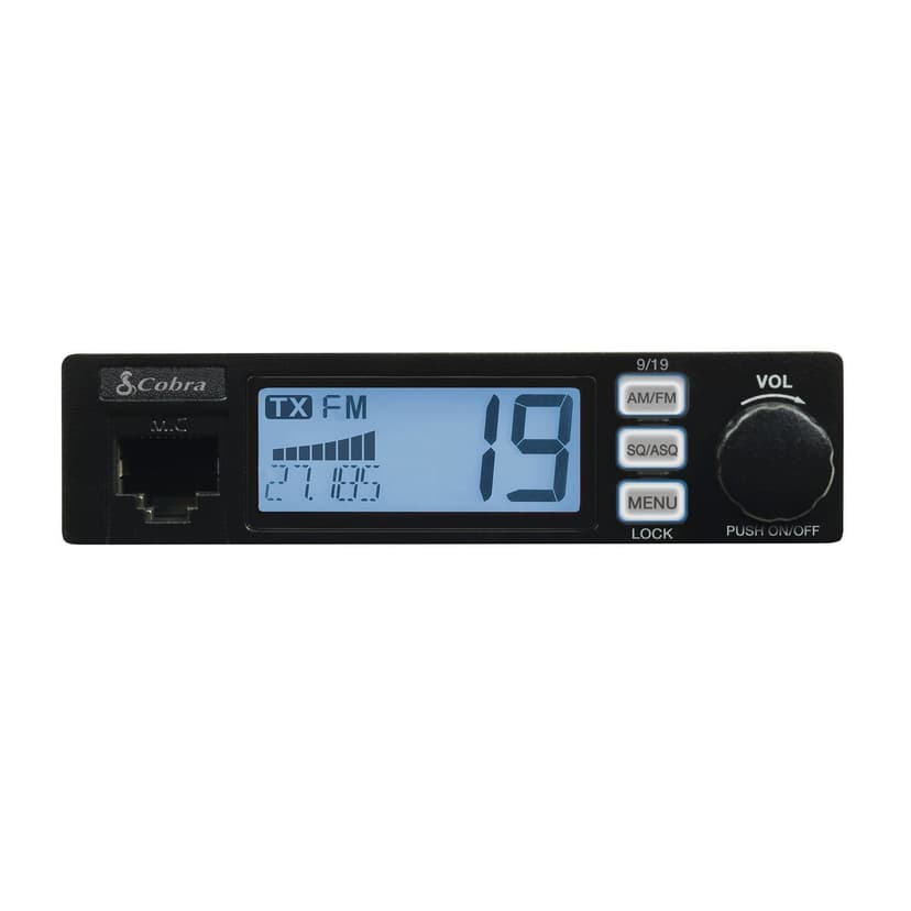 Cobra AM/FM CB Truck Radio with Extended Range, 4W