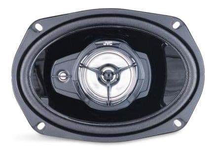 JVC CS-DR6931 3-Way Coaxial 500W Car Speakers, Shallow-Mount, 6-in x 9-in