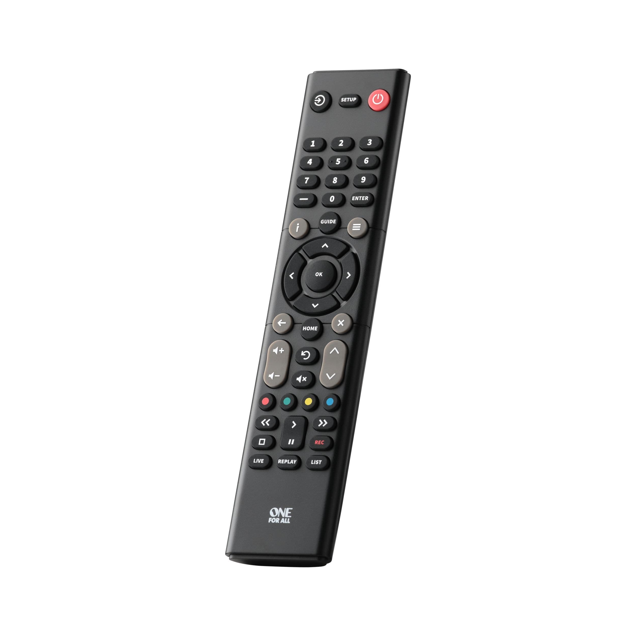 One For All Essence 1-Device Universal Remote Control, Black