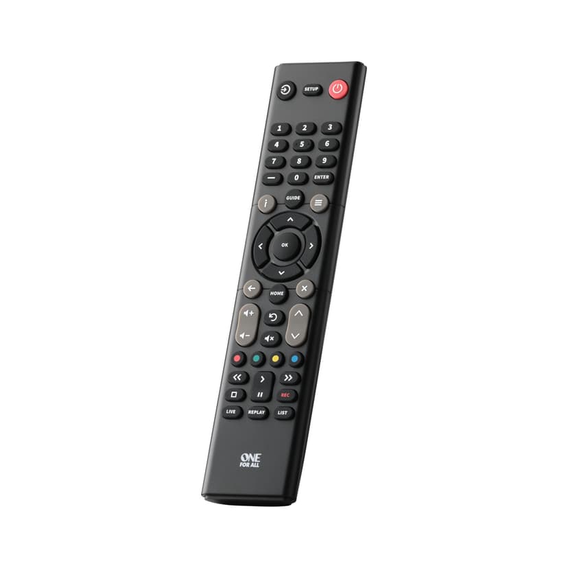 One For All Essence 1-Device Universal Remote Control, Black