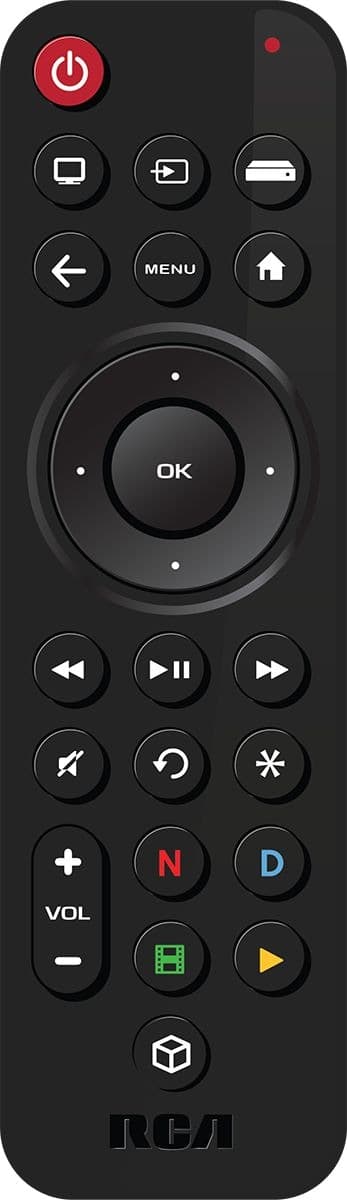 RCA Bluetooth Enabled Universal Remote Control for Roku/Apple TV