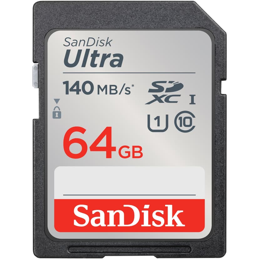 Sandisk Ultra 64GB SDHC Class 10 Memory Card