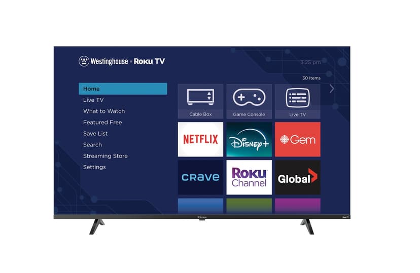 Westinghouse 65-in 4K UHD Smart Roku TV