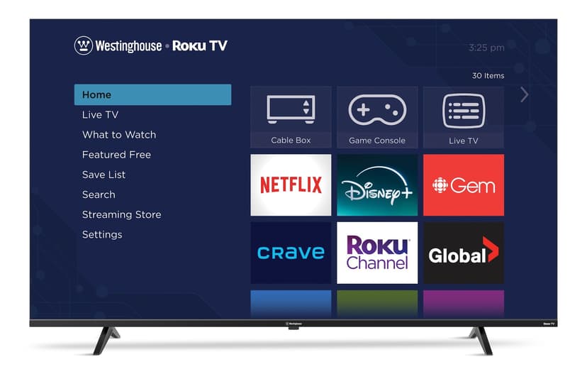 Westinghouse 4K UHD Smart TV, 50-in Roku