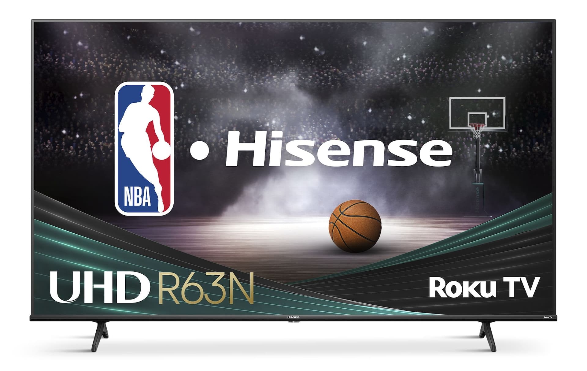 Hisense 43R63N 43-in 4K UHD ROKU Smart TV with HDMI Input and Remote