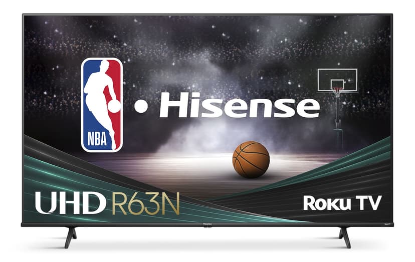Hisense 43R63N 43-in 4K UHD ROKU Smart TV with HDMI Input and Remote