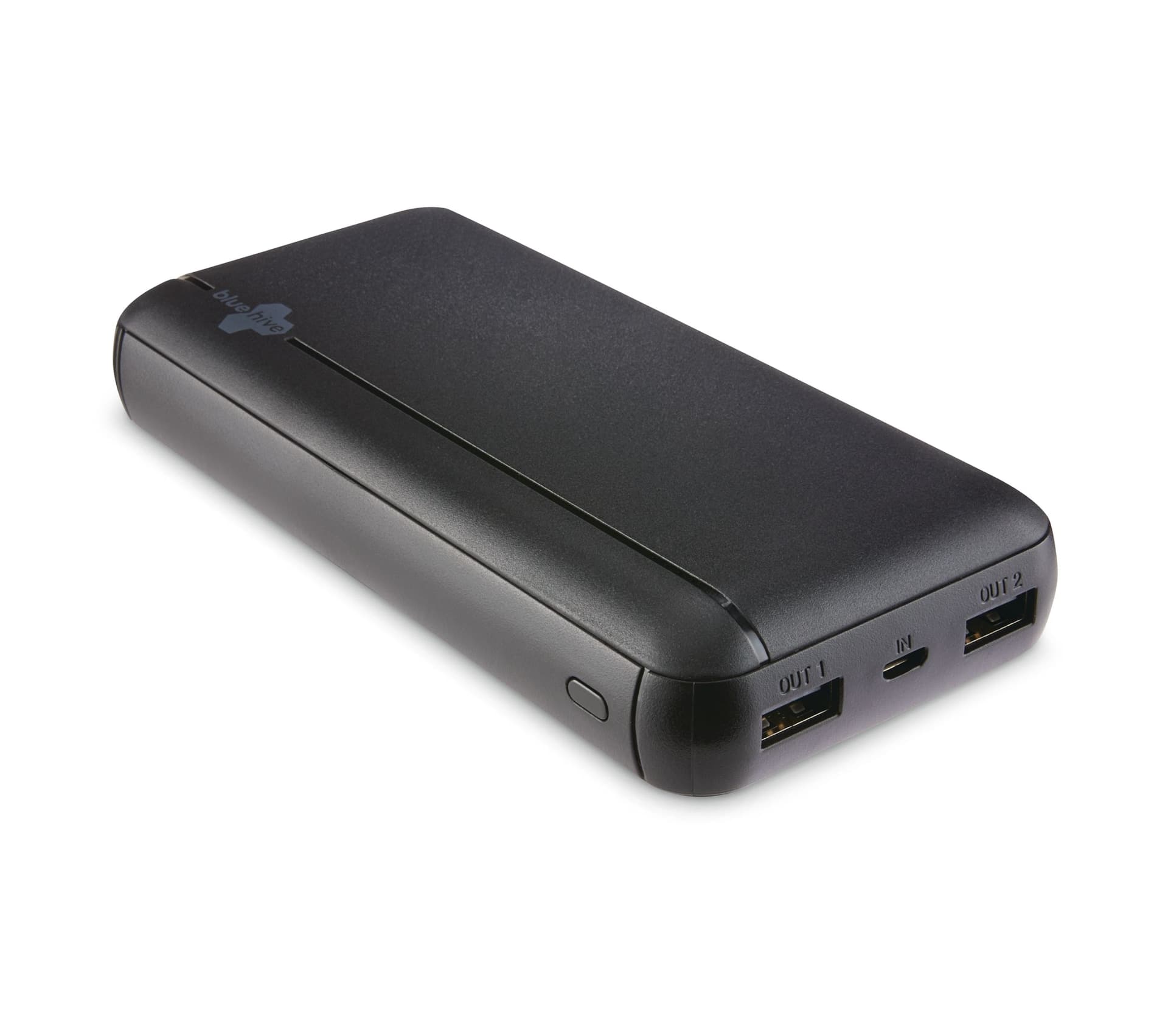 Bluehive 20,000 mAh Portable Power Bank, Black