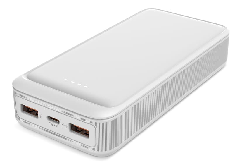 Bluehive 3-Port 5000 mAh 12W Battery Indicator. Compatible with Most Devices, White
