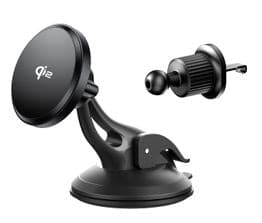 BLUEHIVE Qi2 Windshield Dash Mount with 15W Fast Charging