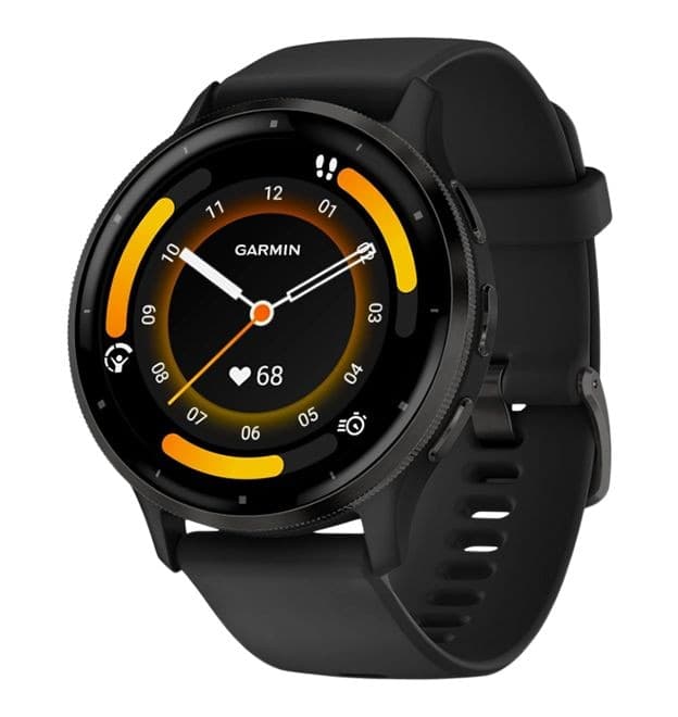 Garmin Venu 3, GPS Smartwatch, AMOLED Display, Advanced Health and Fitness Features, Black