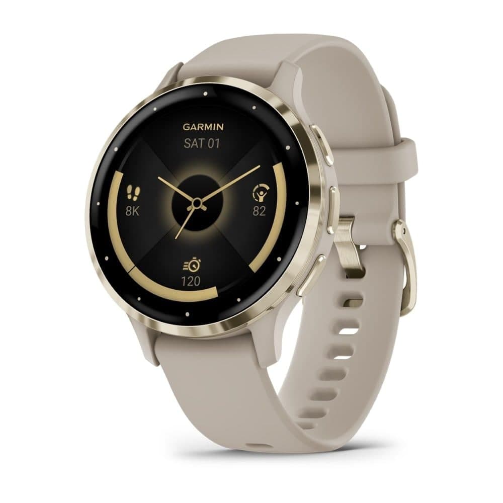 Garmin Venu 3S, GPS Smartwatch, AMOLED Display, Advanced Health and Fitness Features, 41 MM , French Gray