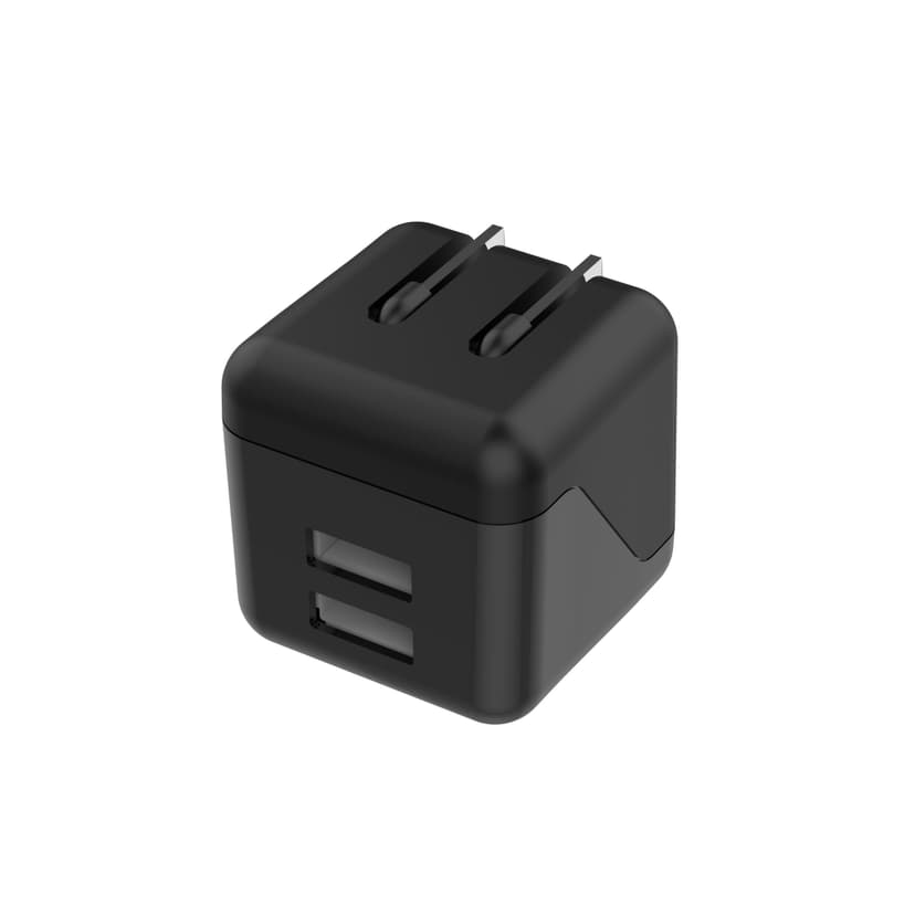 Bluehive 2.4A 2-Port USB Wall Charger, Compatible with Most Devices
