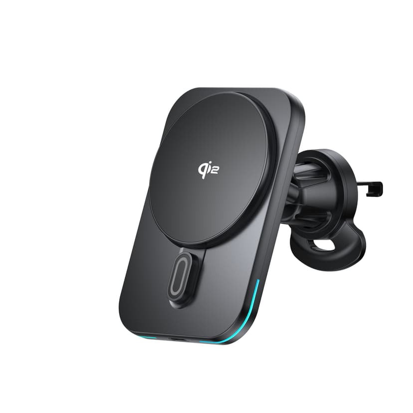 Bluehive 15W Qi2 3-in-1 Wireless Charging Mount, Compatible with all Qi-Enabled Devices, Black