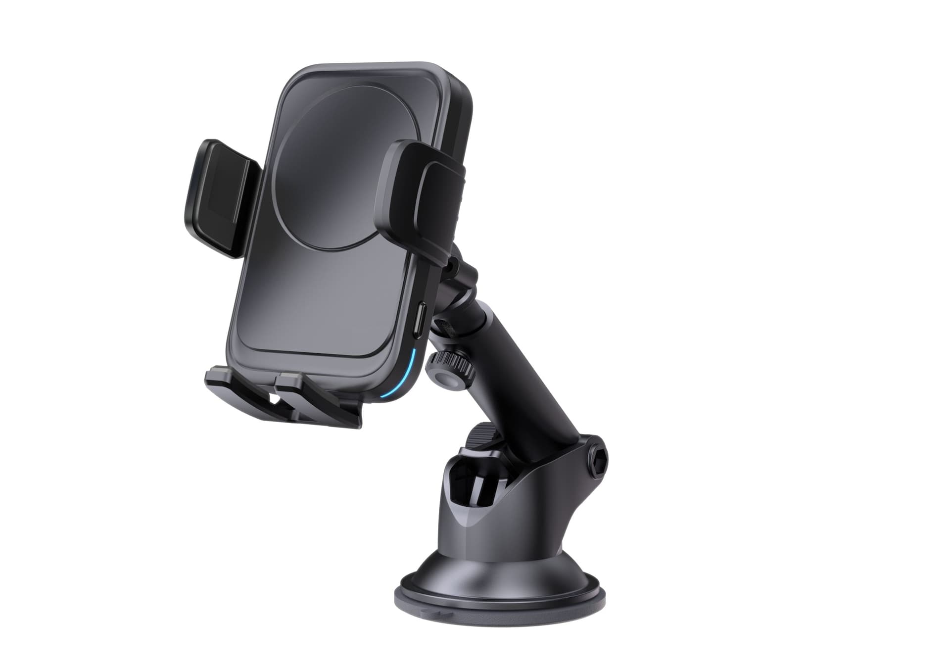 Bluehive 15W 3-in-1 Window/Dash Wireless Charging Mount, Black