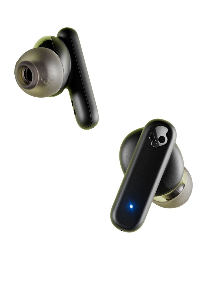 Skullcandy Smokin' Buds True Wireless Bluetooth Earbuds with Noise Isolation, Black