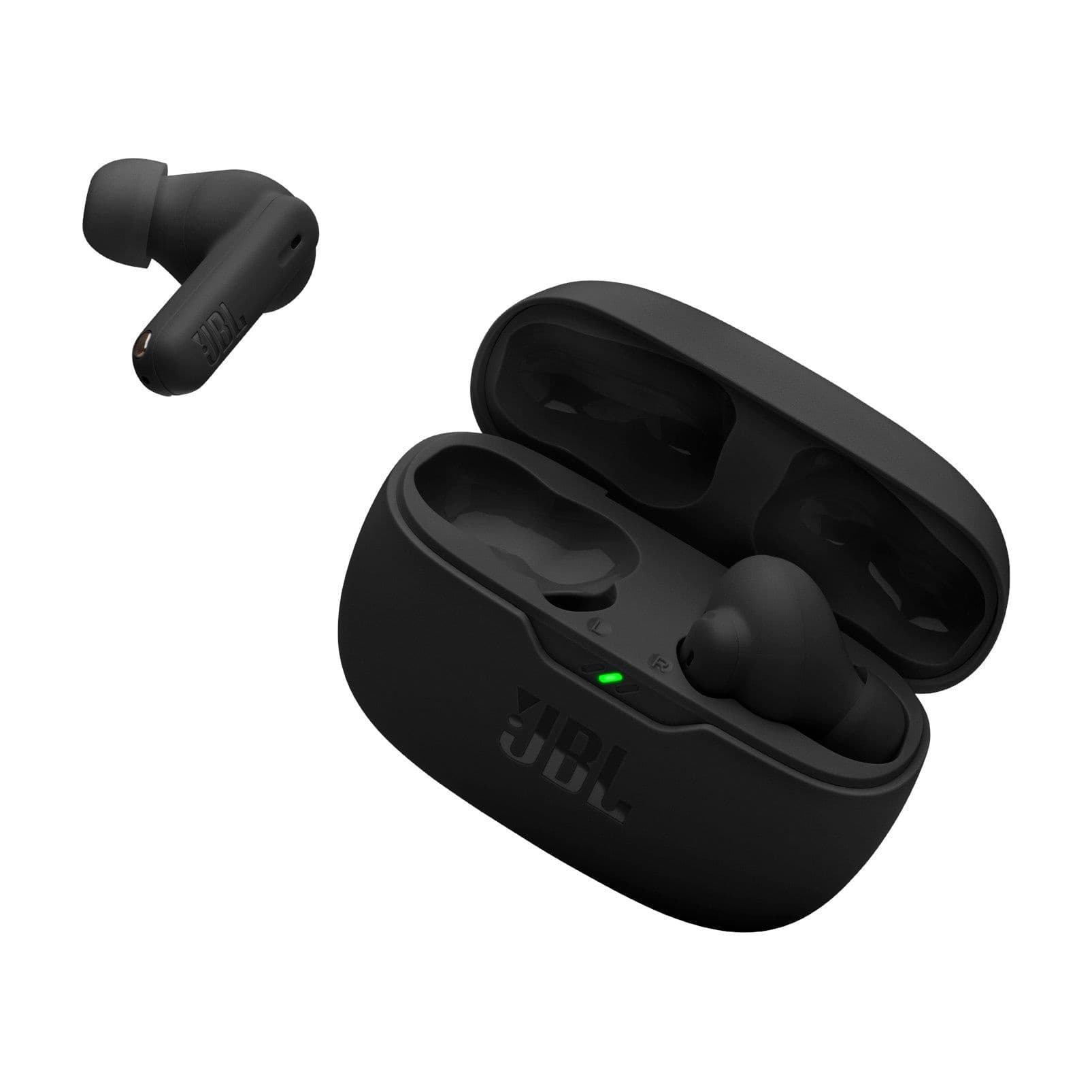 JBL Vibe Beam 2.0 Wireless Bluetooth Earbuds with Hands-Free Calling & Pure Bass Sound, Black