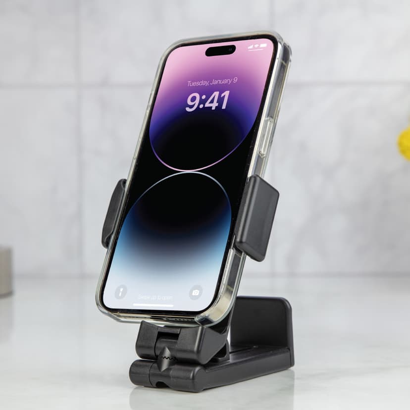 Scosche Universal Travel Phone Mount Stand, Compatible with All Smartphones, Black