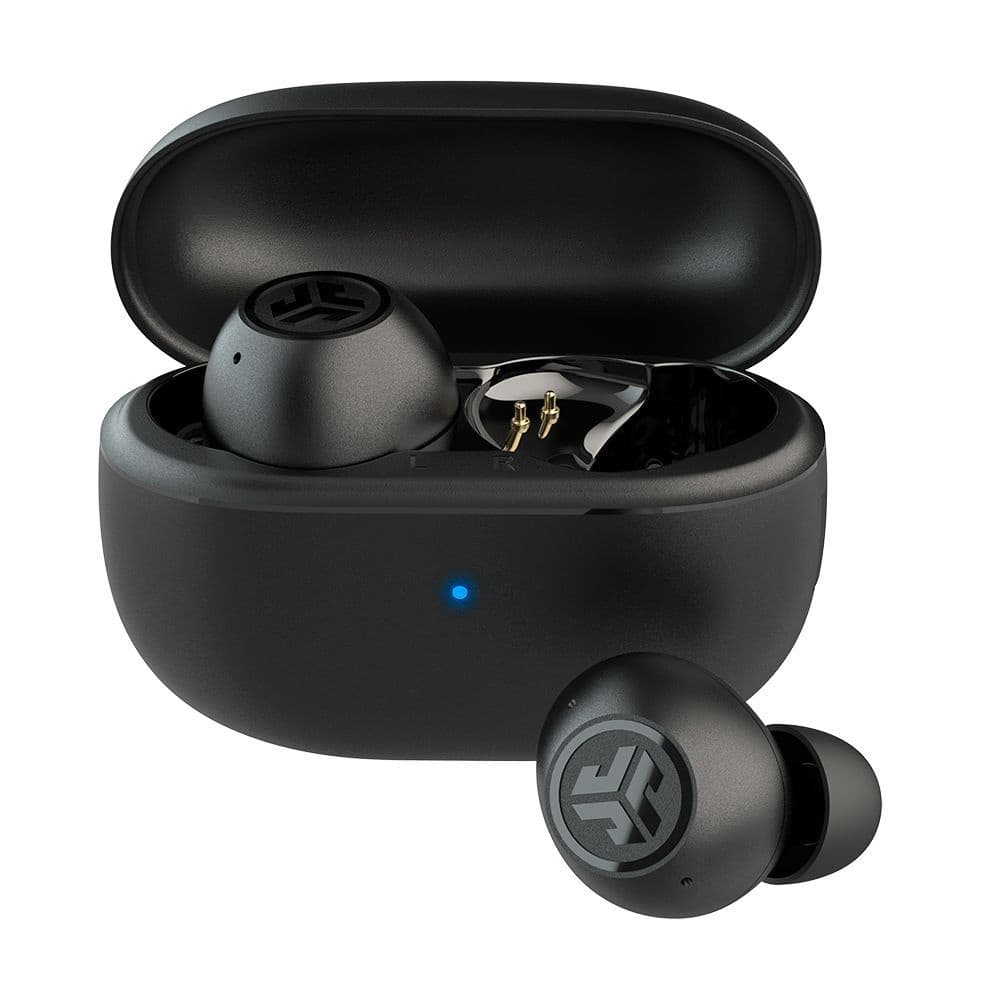 JLab Go Pop ANC Earbuds with Dynamic Drivers, Black