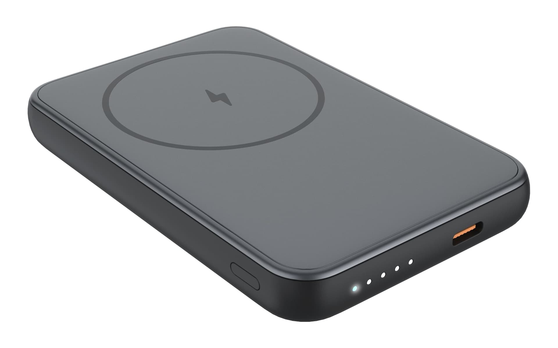 Bluehive Magnetic 5K Wireless Power Bank with MAGSAFE Technology & Battery LED Indicator Light, Black