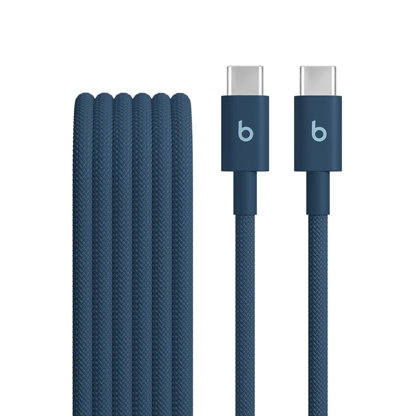 Beats USB-C to USB-C Braided Charging Cable, Navy, 5-ft