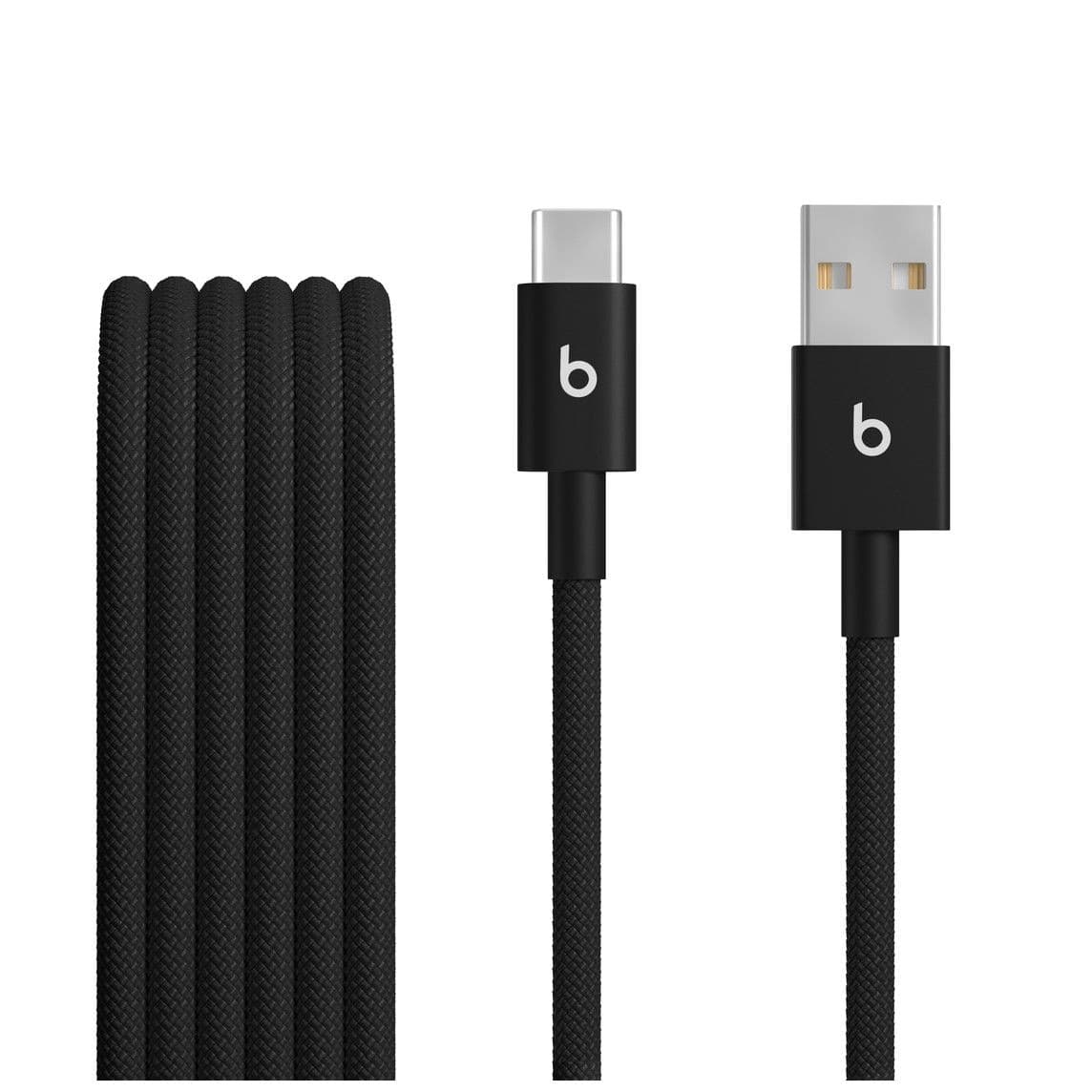 Beats USB-A to USB-C Braided Charging Cable, 5-ft, 2-pk