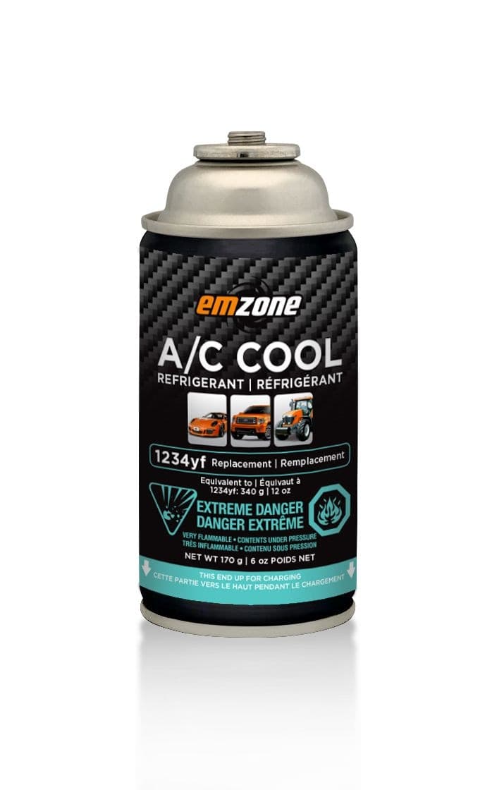Emzone A/C Cool Refrigerant Recharge Can, 1234YF, 6-oz