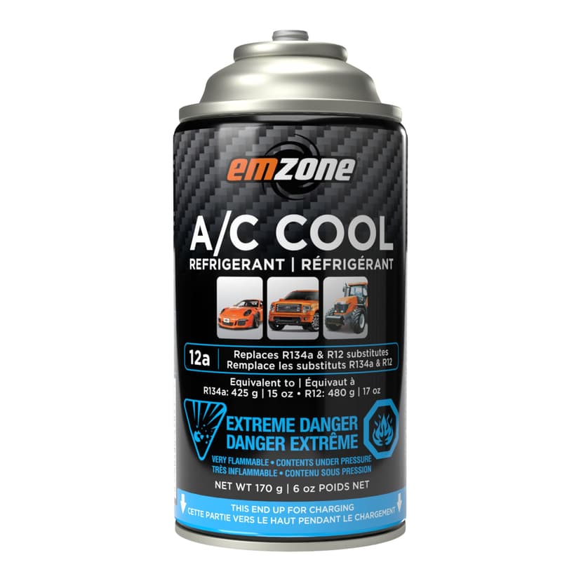 Emzone A/C Cool Refrigerant Recharge Can, 12a, 6-oz