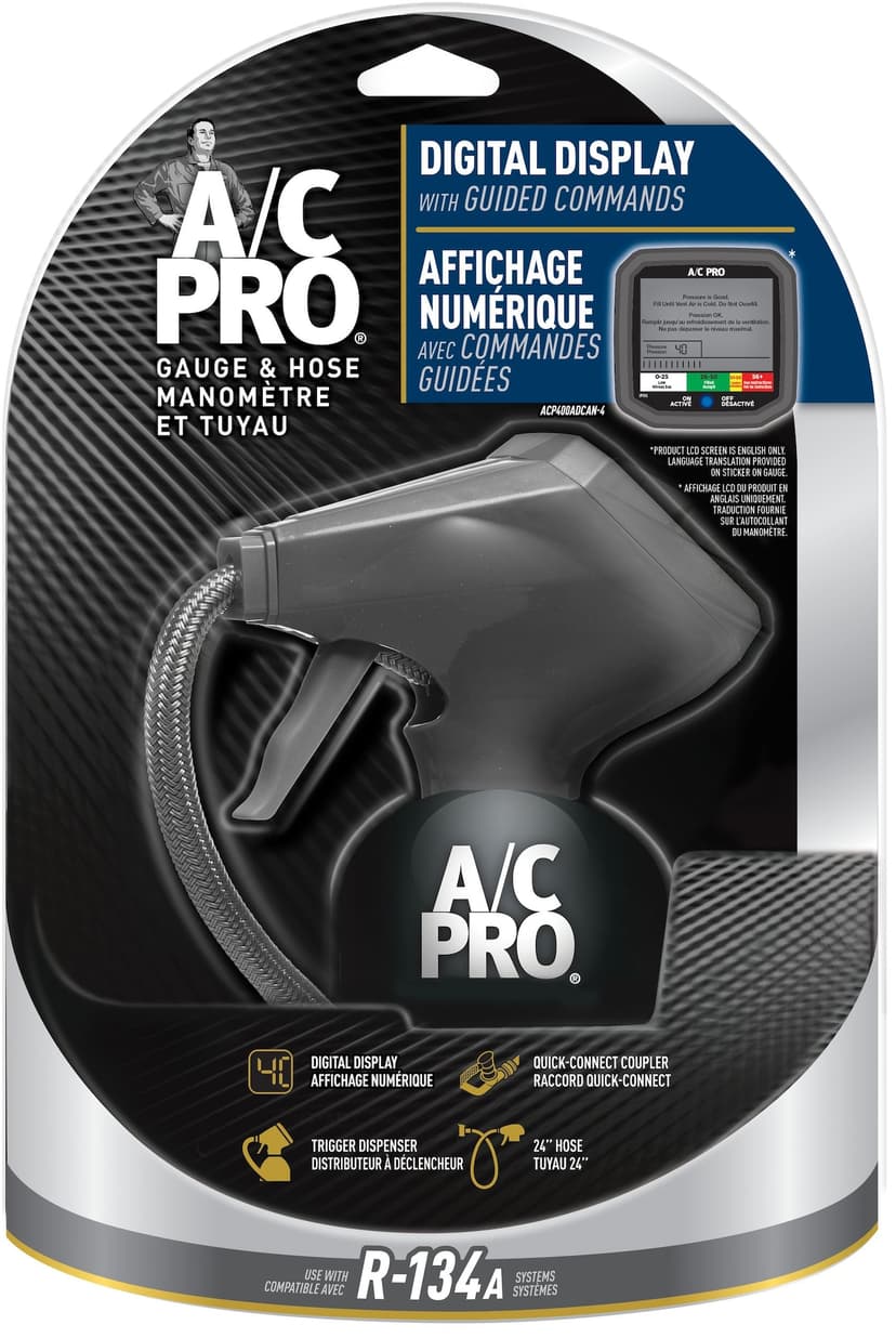 AC Pro 12A Universal Trigger, Gauge & Hose with Digital Display