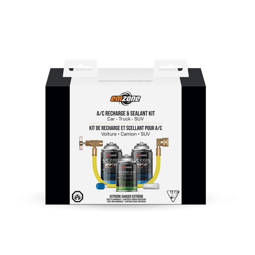 Emzone 12A Deluxe A/C Recharge & Sealant Kit