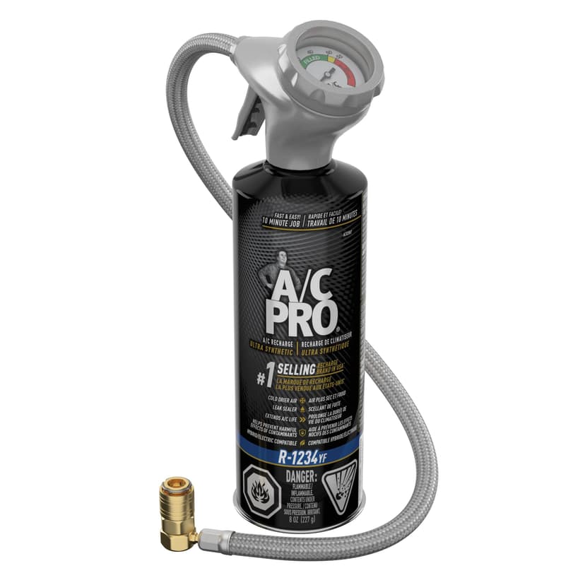 A/C Pro 8 oz Ultra Synthetic A/C Refrigerant Automotive Recharge Kit