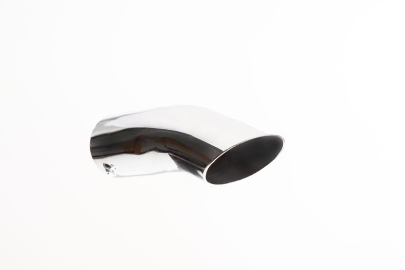 Stallion Chrome Turndown Exhaust Tip, 9-in