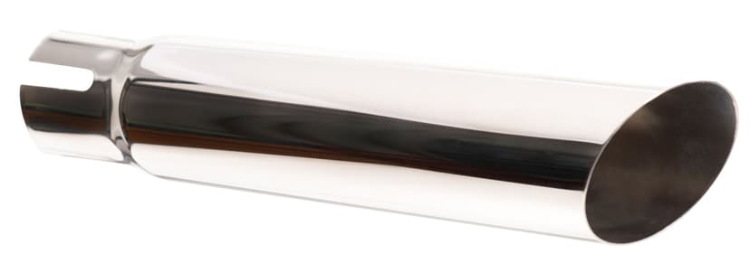 Stallion Polished Boom Tube Truck Exhaust Tip, 16-in