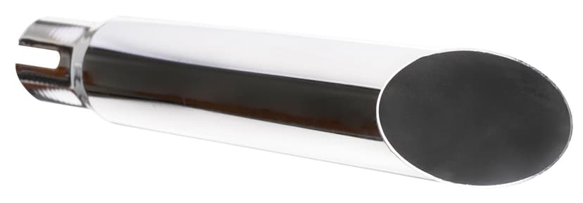 Stallion Chrome Boom Tube Truck Exhaust Tip, 18-in