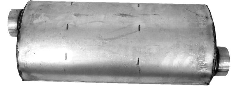 Dynomax Universal Ultra Flo Muffler, Stainless Steel, Straight-Through Design (17557)