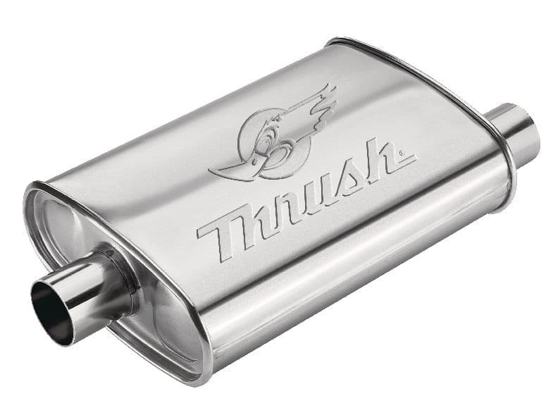 Thrush® Turbo Muffler, 17704 - Offset / Centre