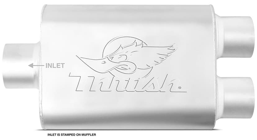 Thrush® Welded Center/Dual Offset Universal Muffler, 17661