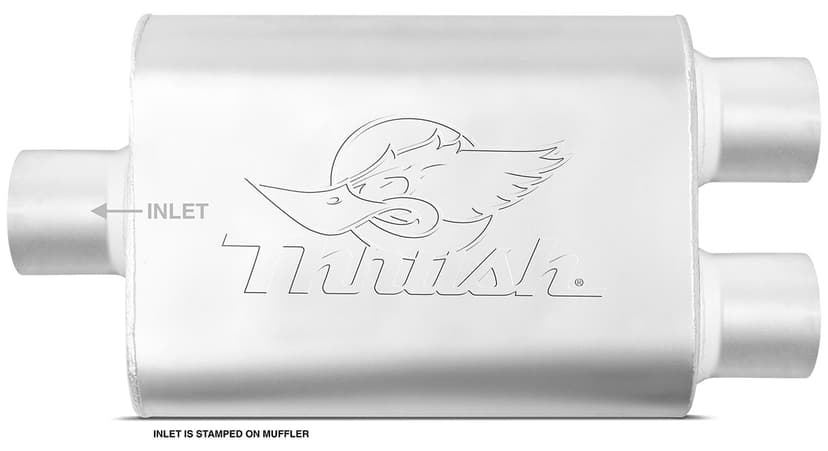 Thrush® Universal Welded Muffler, 17652 - Centre / Dual Offset