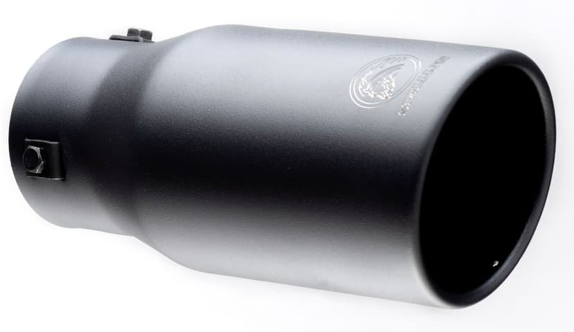 Stallion Black Exhaust Tip, PMB-1011B, 9-in