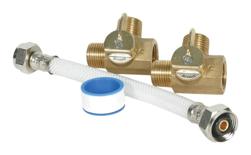 Camco 35953 Supreme Permanent Brass Water Heater By-Pass Kit