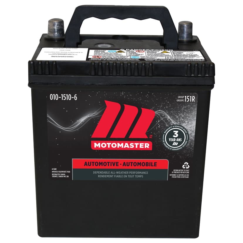 MOTOMASTER Group Size 151R Battery, 360 CCA