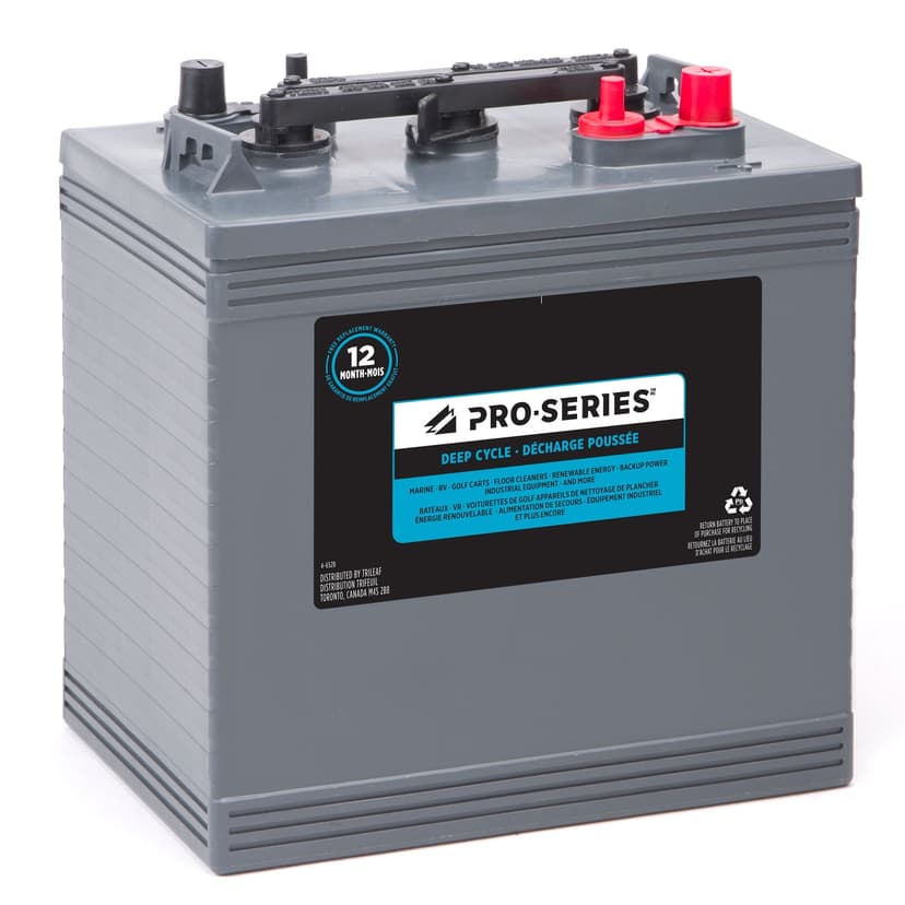Pro-Series Commercial Group Size GC2 6-Volt Deep Cycle Battery, 235 Ah