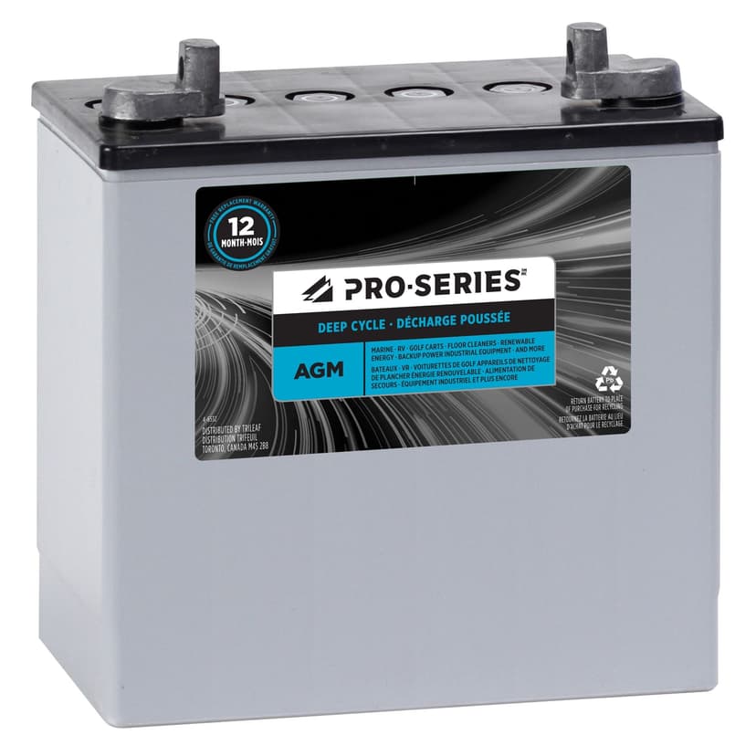 PRO-SERIES AGM Group Size 22NF 12-Volt 55 Ah Battery