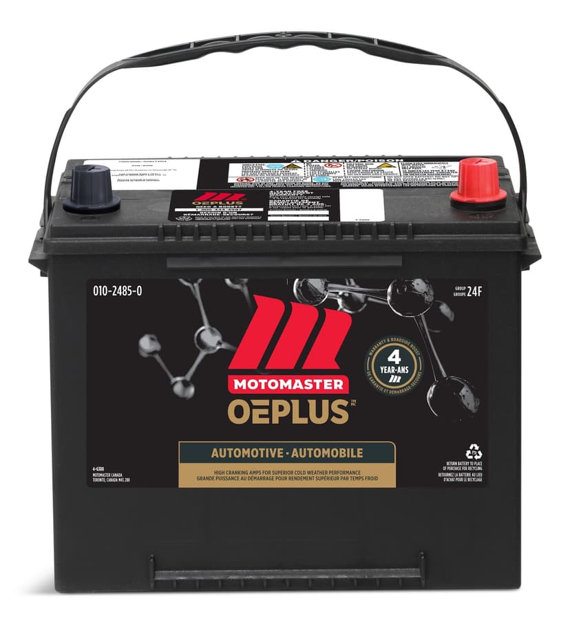 MOTOMASTER OEPLUS Group Size 24F Battery, 750 CCA