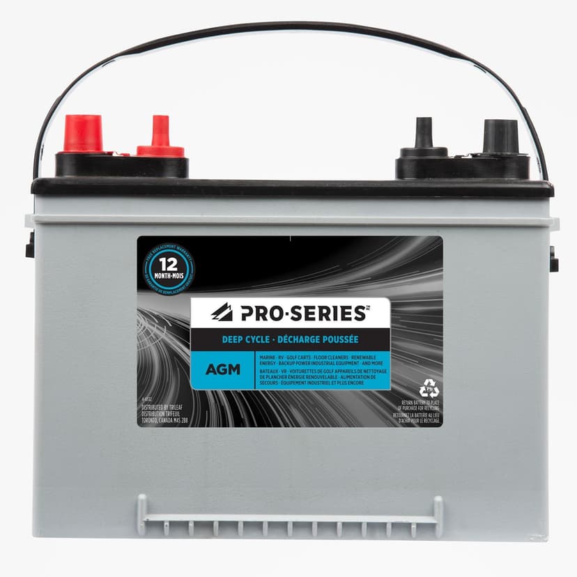PRO-SERIES AGM Group 34M 12-Volt Deep Cycle Battery