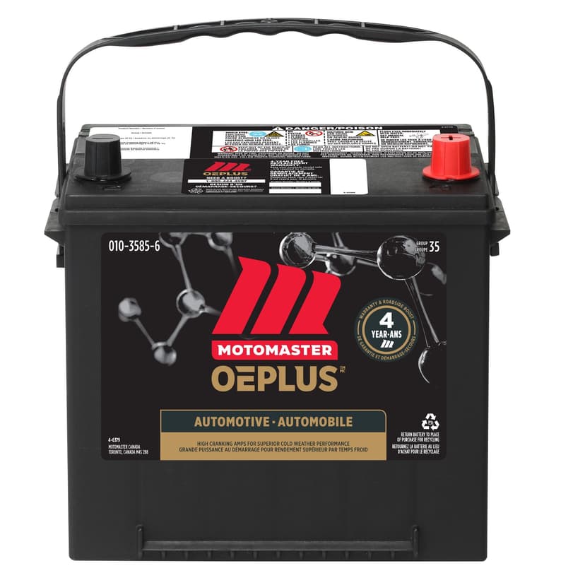 MOTOMASTER OEPLUS Group Size 35 Battery, 640 CCA