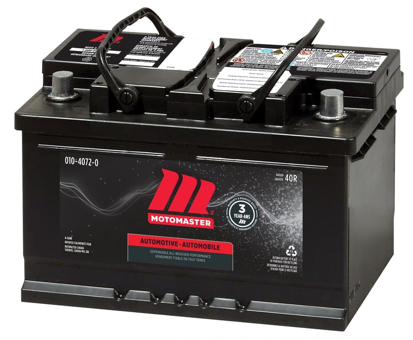 MOTOMASTER Group Size 40R (T6/LB3) Battery, 590 CCA