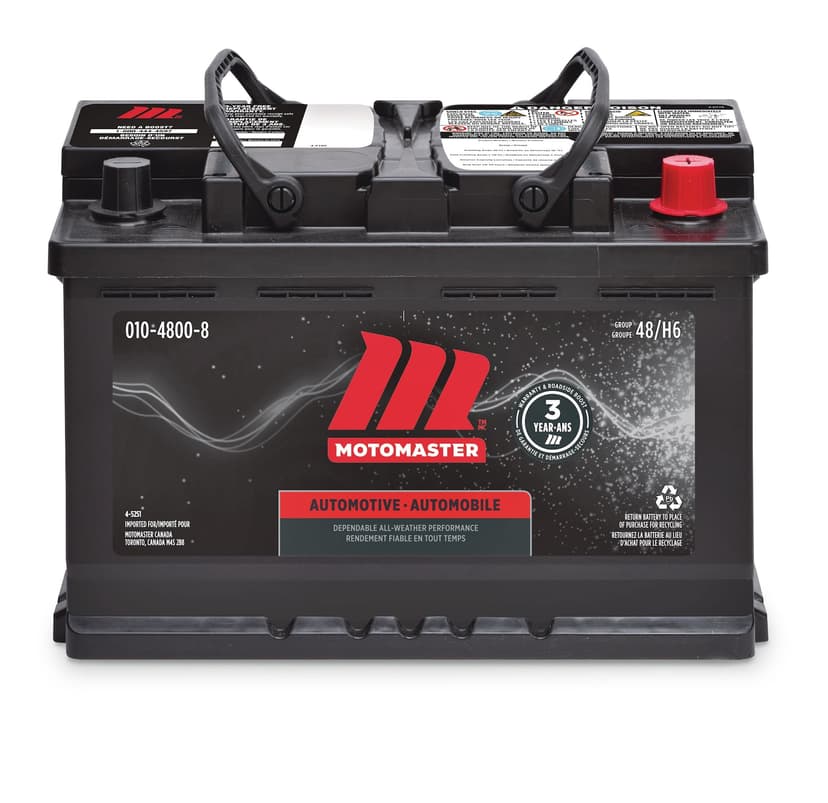 MOTOMASTER Group Size 48 (H6/L3) Battery, 680 CCA