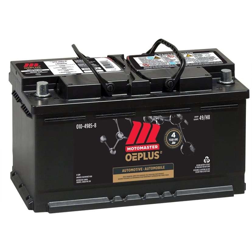 MOTOMASTER OEPLUS Group Size 49 (H8/L5) Battery, 900 CCA